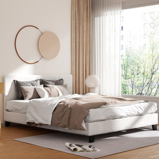 NEO Bed Frame Queen Size Boucle