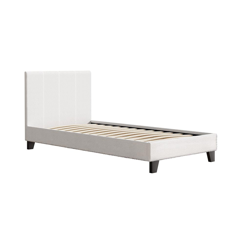 NEO Bed Frame Single Size Boucle