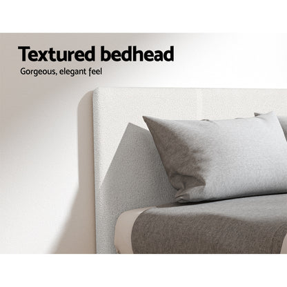 NEO Bed Frame Single Size Boucle