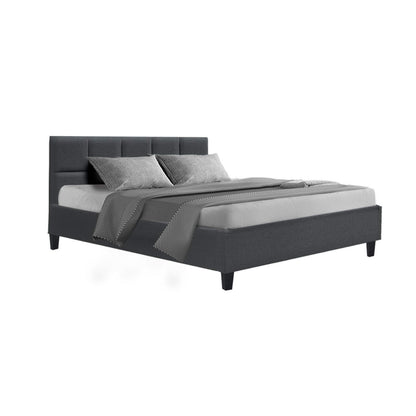 TINO Bed Frame Double Size Charcoal