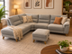 Plush L-Shape Corner Sofa & Storage Ottoman | Sydney Wide Delivery | Pre Owned