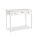 White Hamptons Console Table 3 Drawers