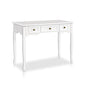 White Hamptons Console Table 3 Drawers