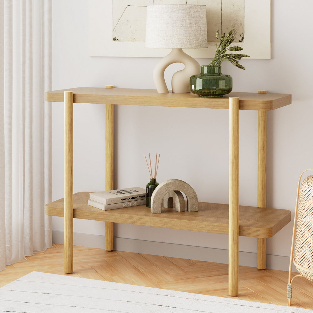 Sera Console Table 92CM 2-tier Pine