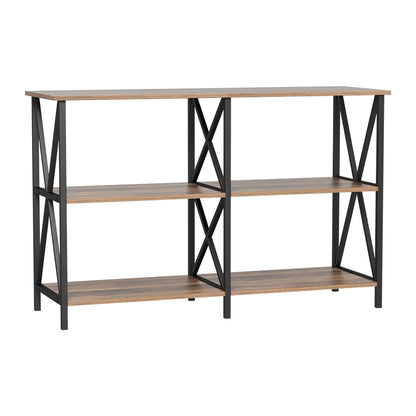 Xiah Console Table 120CM 3-tier Walnut