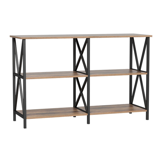 Xiah Console Table 120CM 3-tier Walnut