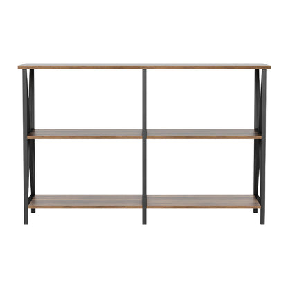 Xiah Console Table 120CM 3-tier Walnut