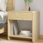 Pine Bedside Table Drawer Open Shelf
