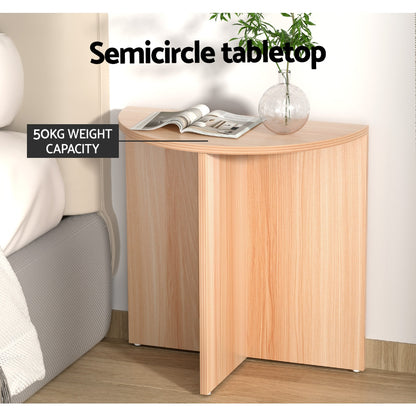 Elva Coffee Table Semi-circle 48CM Pine