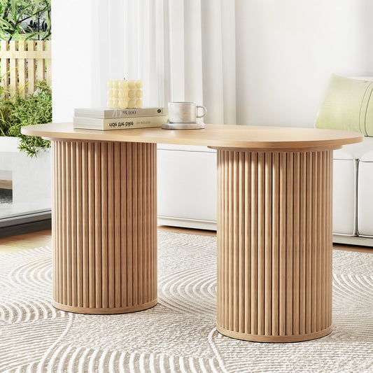 Samuel Coffee Table Oval 100CM Pine