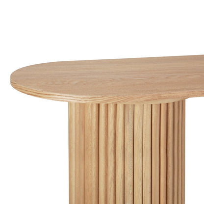 Blake Console Table Oval 115CM Pine
