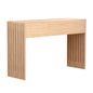 Pine Console Table Hallway Fluted 120CM