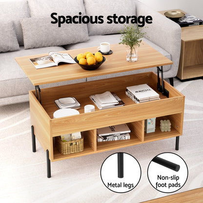 Oak Coffee Table Lift-top