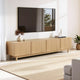 TV Unit Entertainment Unit Storage Cabinet 180cm Pine