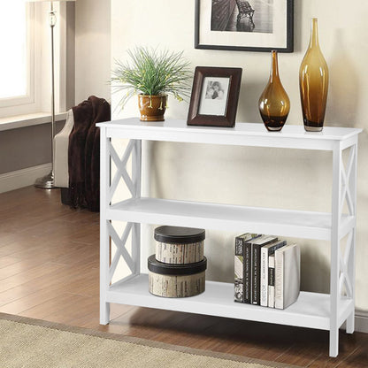 Polly Console Table 3-tier White