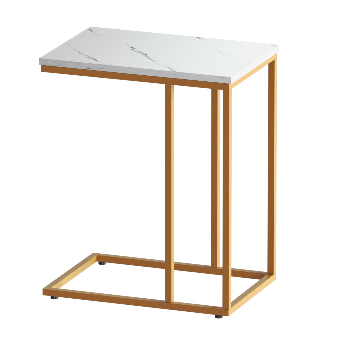 Emma Coffee Table Side Table Marble Effect