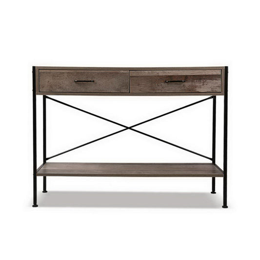 Walnut Marconi Console Table 2 Drawers