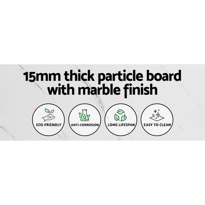 Frenisha Console Table Marble Effect