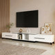 Extendable TV Cabinet Entertainment Unit Stand White