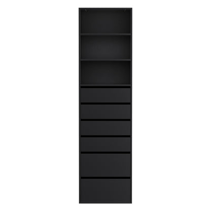 Artiss 6 Chest of Drawers Tallboy Cabinet Black