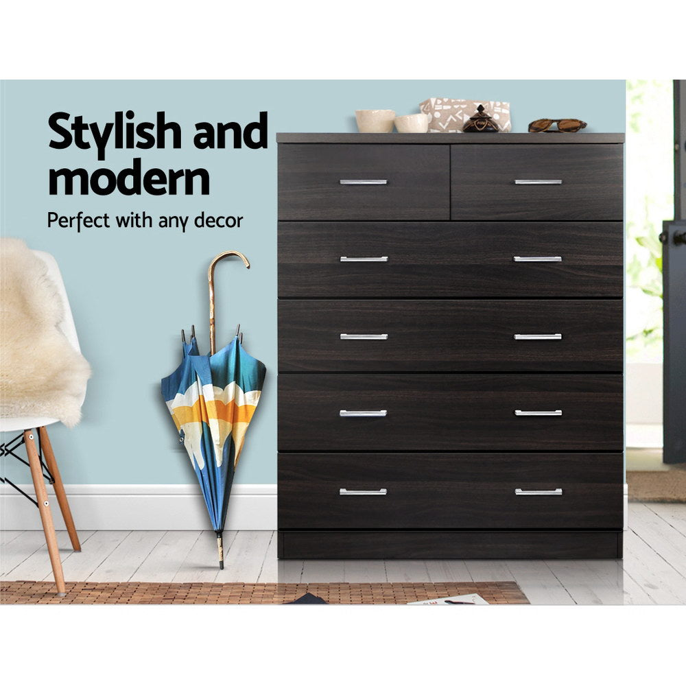 Chest of Drawers - ANDES Walnut