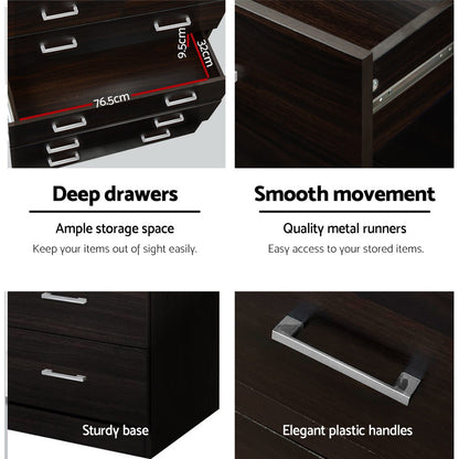 Chest of Drawers - ANDES Walnut