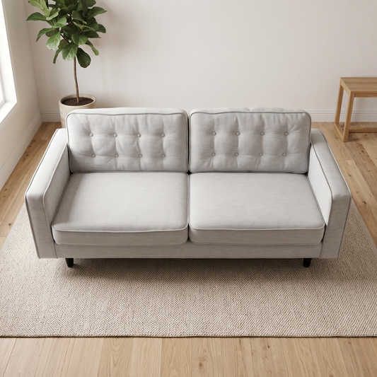 Plush Cream Sofa | Sydney Wide Delivery | Pre-Owned