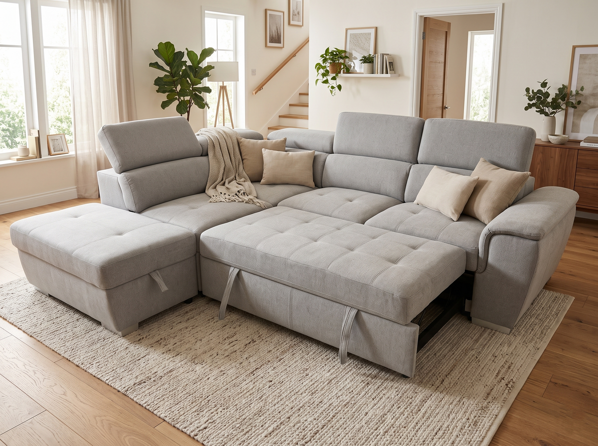 "The Nova" Multi-Functional L-Shape Sofa Bed | Brand New | Sydney Wide Delivery
