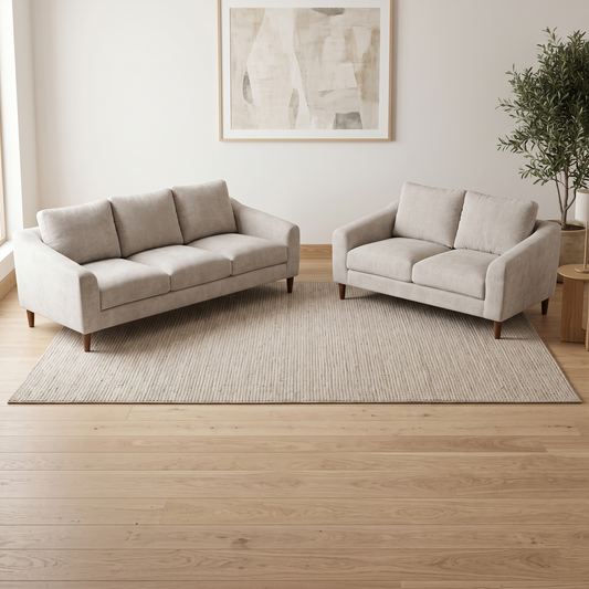 "The Aria" 3+2 Seater Mid-Century Sofa Set | Brand New | Sydney Wide Delivery