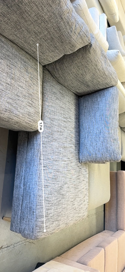 Lounge Lovers Grey L-Shape Sofa | Pre-Owned | Steam Cleaned | Sydney Wide Delivery