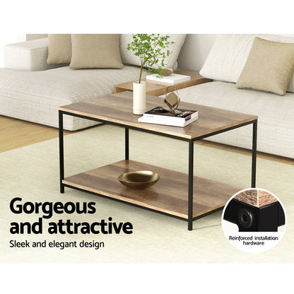 Olin Coffee Table Rectangular 93CM Walnut