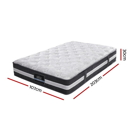 King Single Bedding 30cm Mattress Pocket Spring