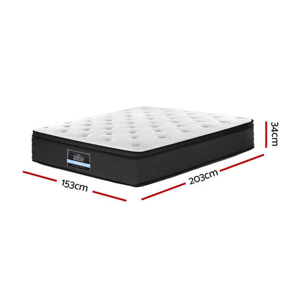 Queen Bedding 34cm Mattress Euro Top