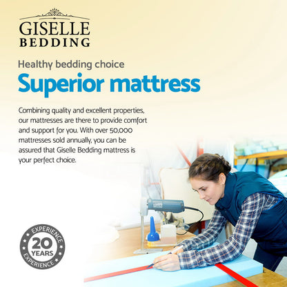 Double Bedding 32cm Mattress Euro Top