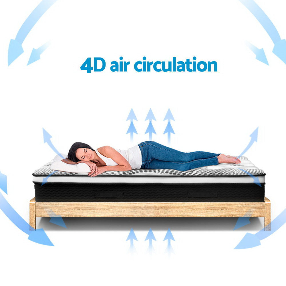 Double Bedding 32cm Mattress Euro Top