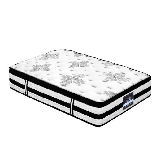 King Single Bedding 34cm Mattress Euro Top Pocket Spring