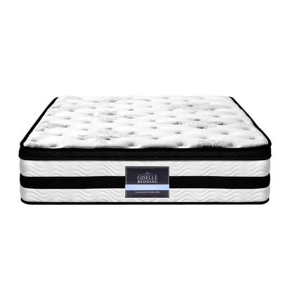 King Single Bedding 34cm Mattress Euro Top Pocket Spring