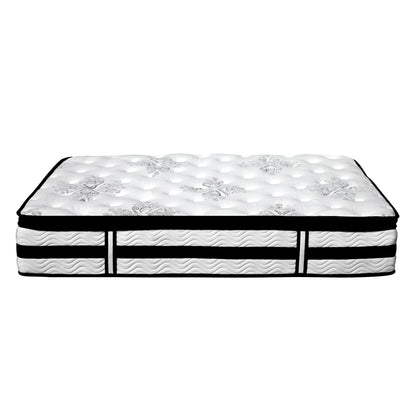 King Single Bedding 34cm Mattress Euro Top Pocket Spring