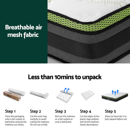 Queen Mattress Cool Gel Foam 30cm