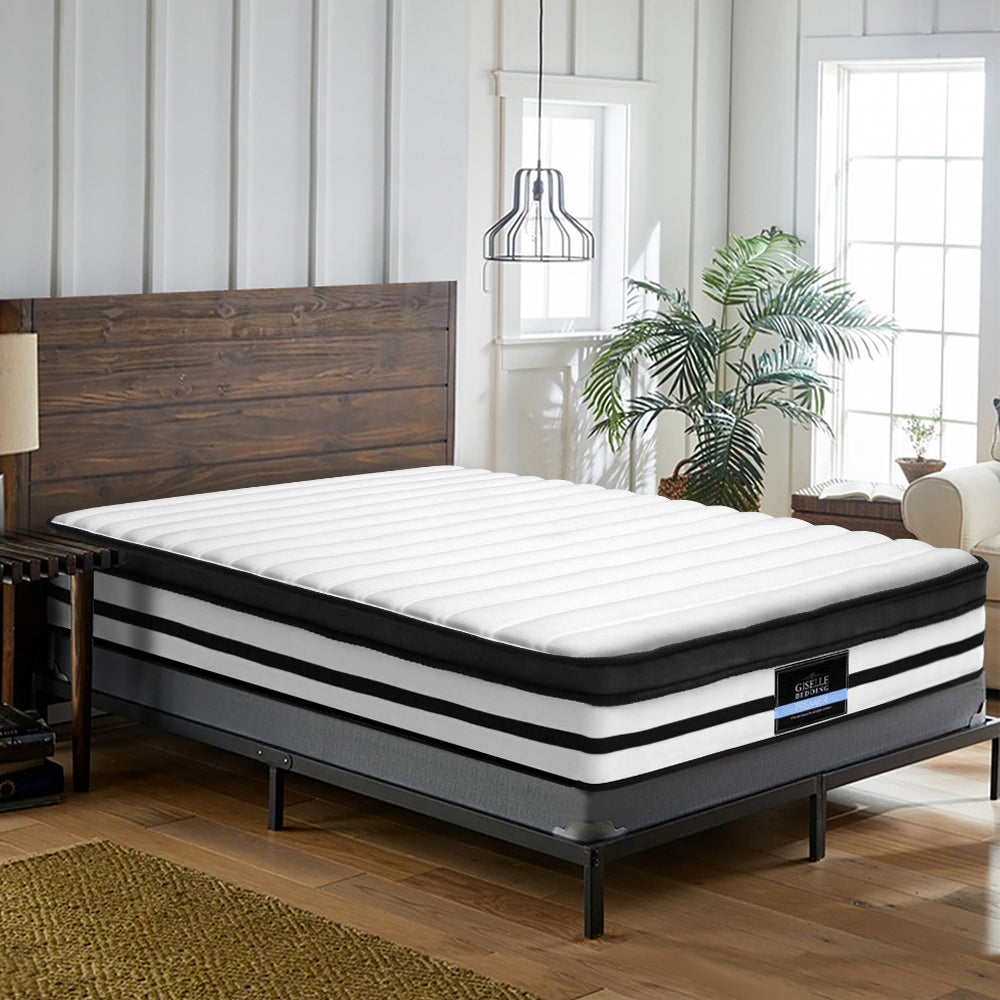 King Bedding 27cm Mattress Euro Top