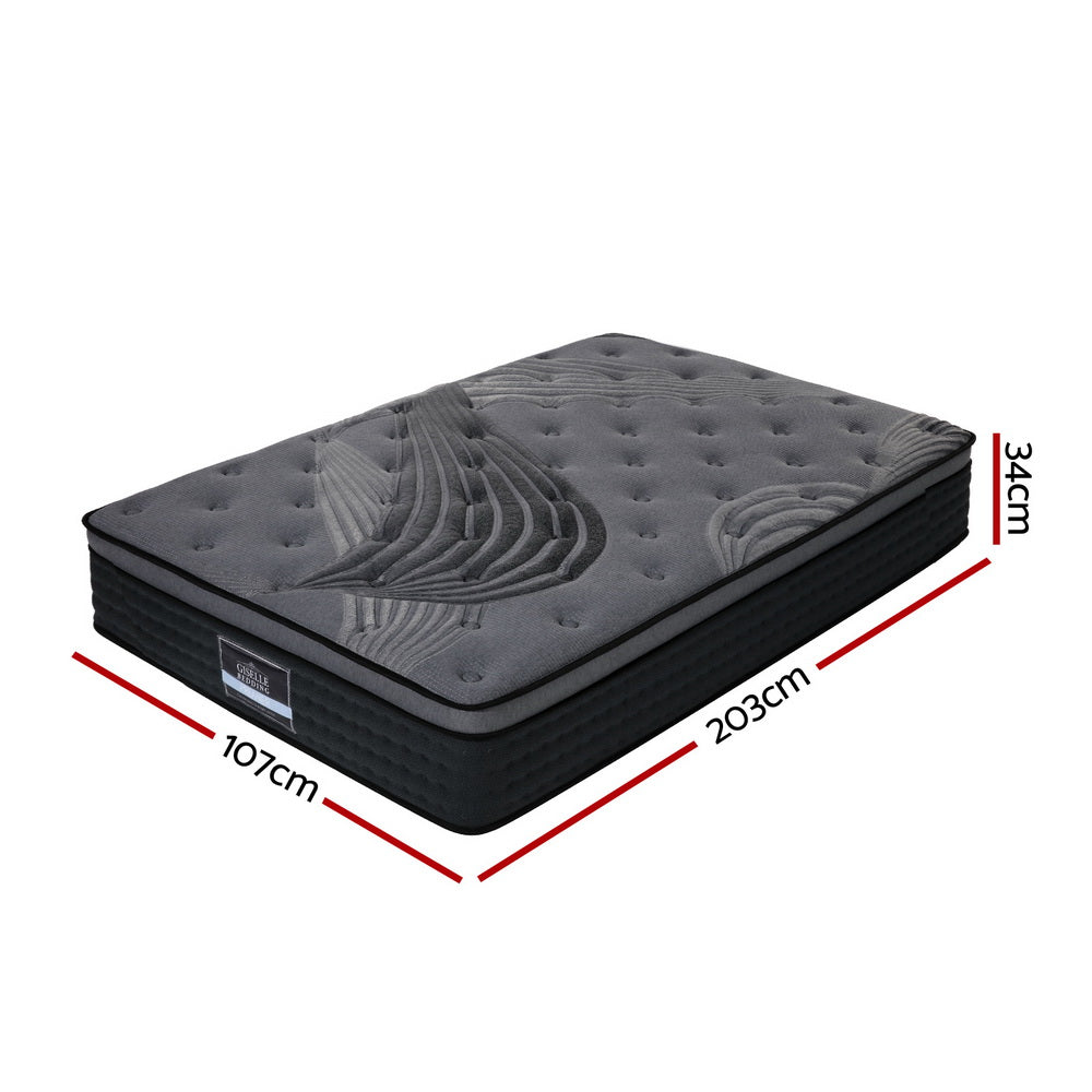 King Single Bedding 34cm Mattress Bamboo Cover