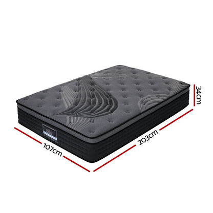 King Single Bedding 34cm Mattress Bamboo Cover