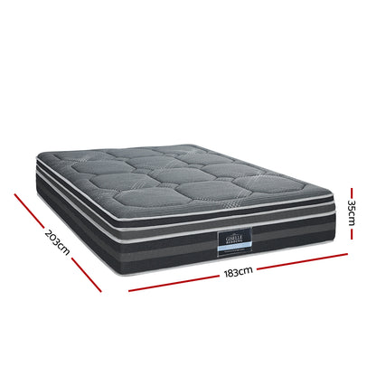 King Bedding 35cm Mattress Bamboo Cover