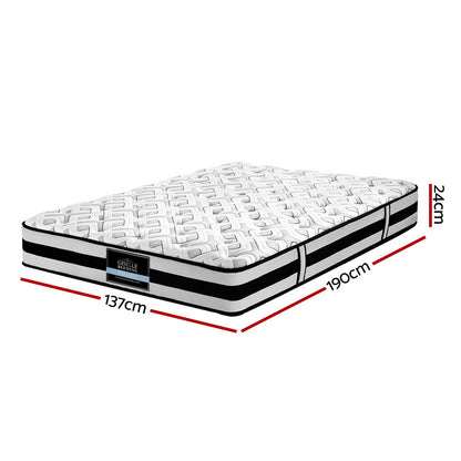 Double Bedding 24cm Mattress Super Firm