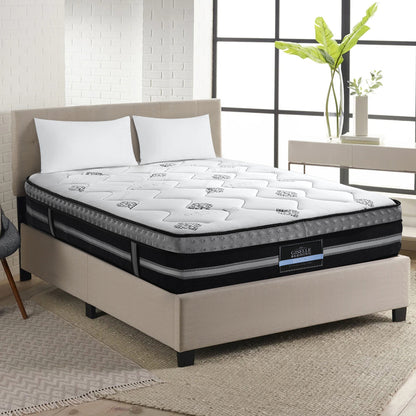Double Bedding Galaxy Euro Top Cool Gel Pocket Spring Mattress 35cm Thick