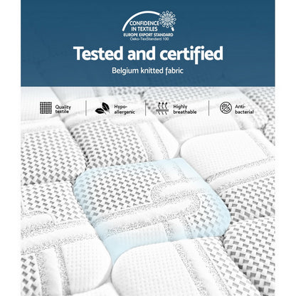 King Single Bedding 36cm Mattress Cool Gel Memory Foam