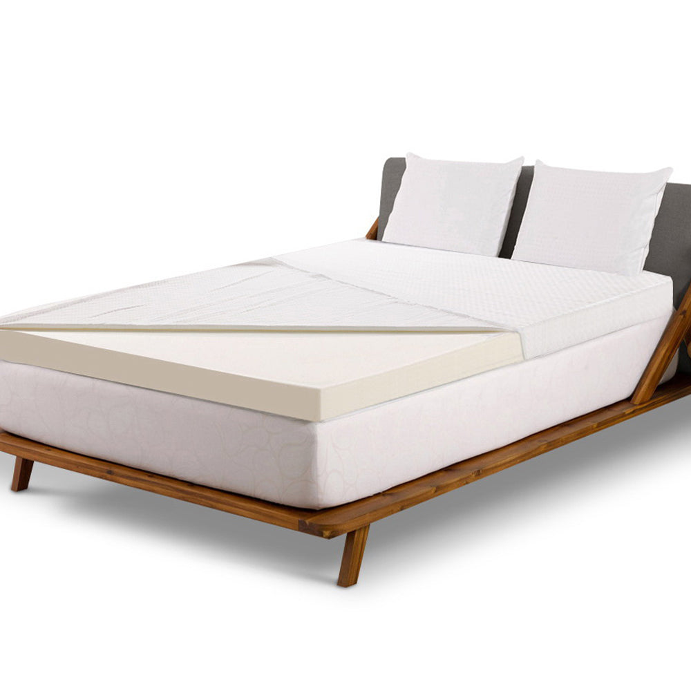 King Bedding Memory Foam Mattress Topper 8cm
