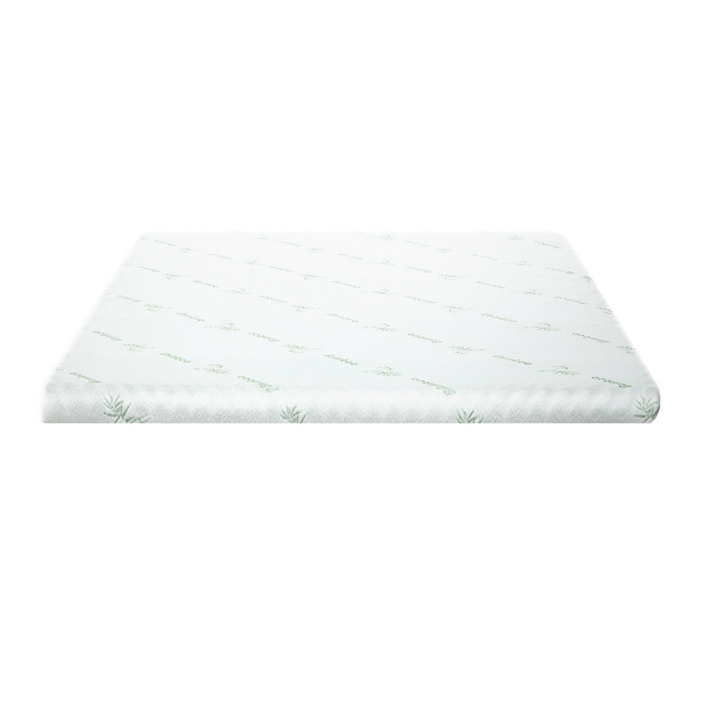 Single Bedding Memory Foam Mattress Topper Cool Gel Bed Mat Bamboo 10cm