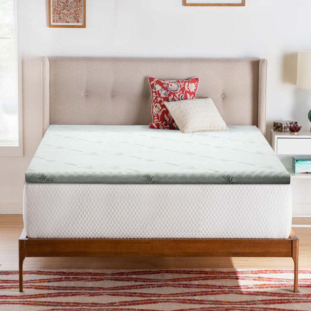 Double Bedding Memory Foam Mattress Topper Cool Gel 8cm