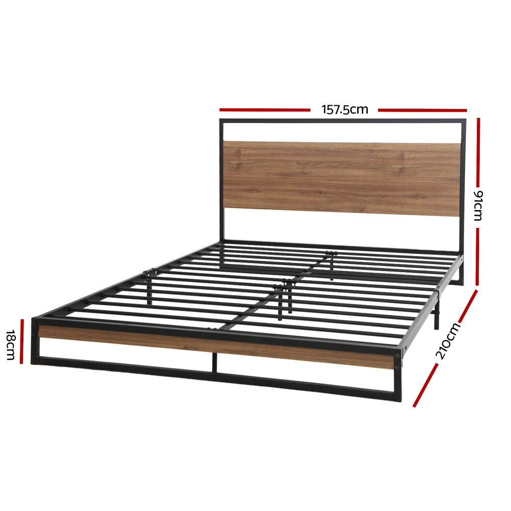 Bed Frame Queen Size Metal Bed Frame DANE